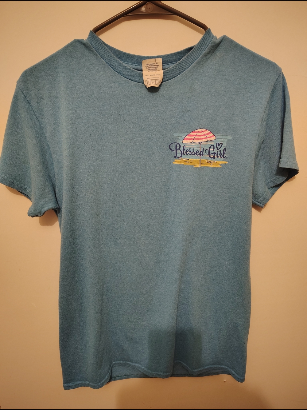 Blessed Girl Blue Graphic Tee
